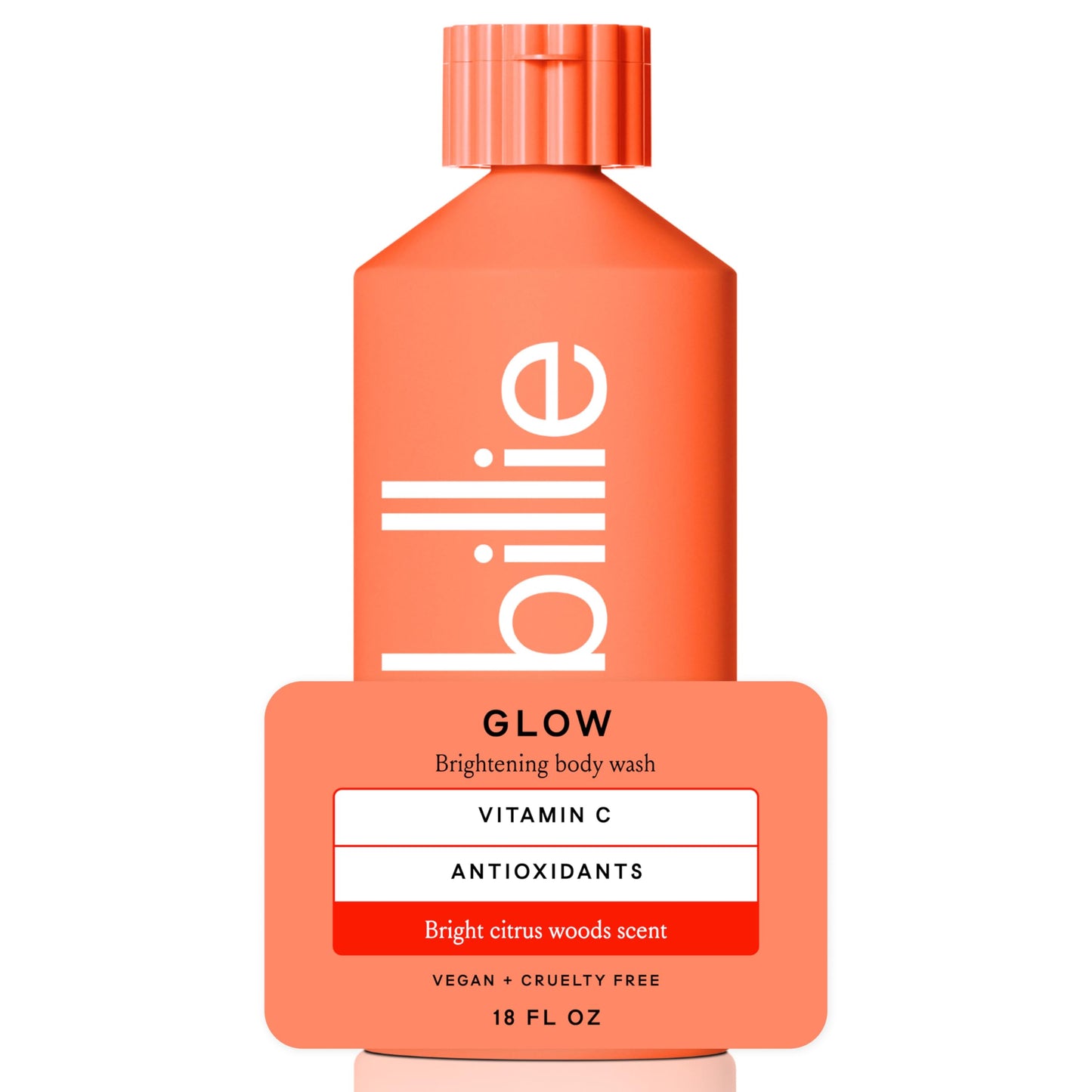 Billie Glow Brightening Womens Body Wash, 18 fl oz, Bright Citrus Woods Scent, Vegan, Cruelty Free Beauty and Personal Care Billie Default Title