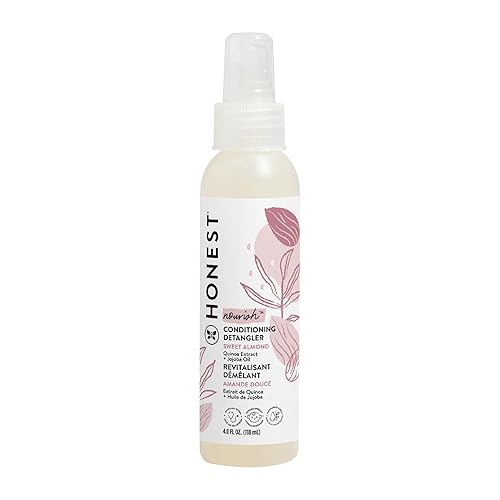 The Honest Company Conditioning Hair Detangler Leave-in Conditioner and Fortifying Spray, Tear Free, Cruelty-Free, Hypoallergenic, Almond Nourishing Beauty & Personal Care The Honest Company