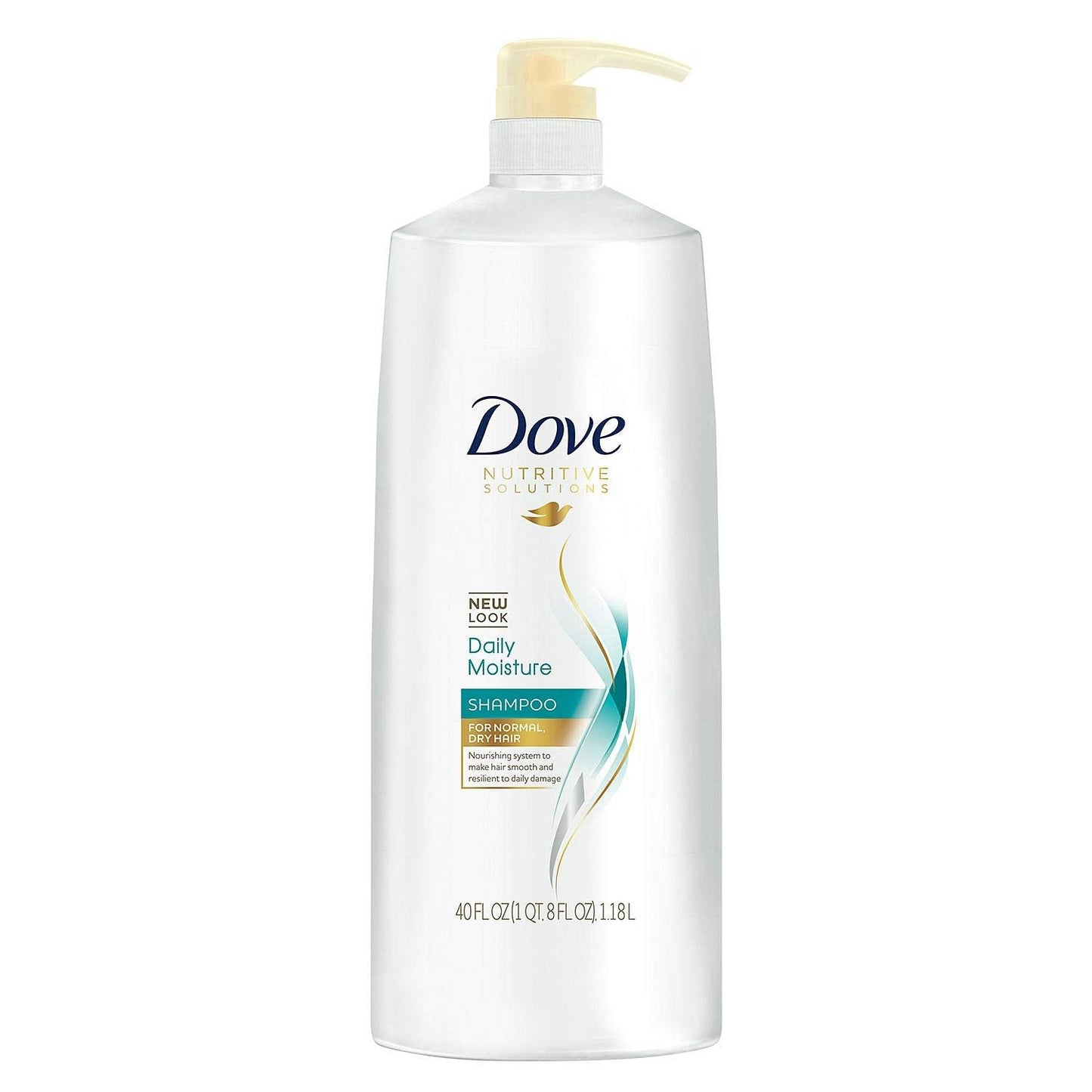 Dove Damage Therapy Daily Moisture Shampoo - 40 Ounce Pump (2 Pack) Beauty & Personal Care Dove