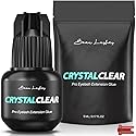Crystal Clear Professional Eyelash Extension Glue | Super Strong Clear Lash Adhesive for Long Lasting Semi Permanent Individual Lash Eyelash Beauty & Personal Care BEAU LASHES