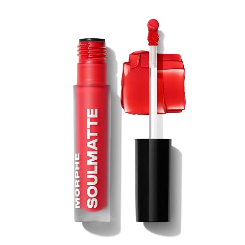 Morphe Soulmatte Velvet Lip Mousse - Air-Whipped Matte Lipstick for Women with Vitamin E to Hydrate, Soften & Smooth - Provides Long Lasting & Velvety Beauty & Personal Care MORPHE
