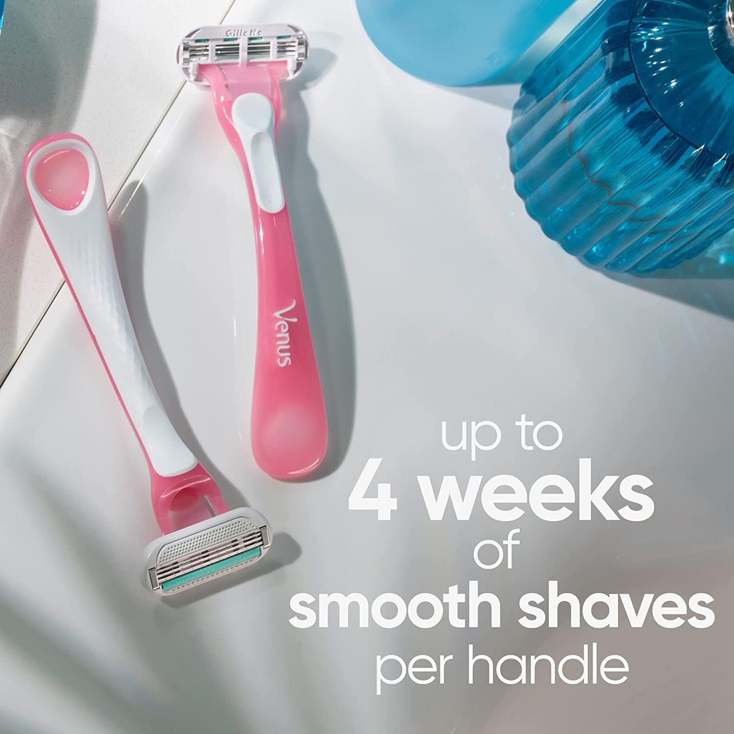 Gillette Venus Sensitive Disposable Razors for Women with Sensitive Skin, Delivers Close Shave with Comfort, 6 Count, (Pack of 2) Beauty and Personal Care Gillette Venus