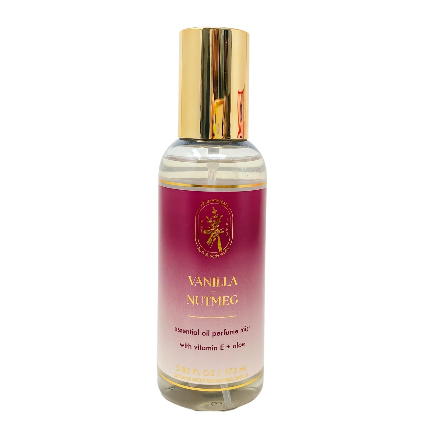 Bath & Body Works Aromatherapy Vanilla Nutmeg 2 Essential Oil Perfume Mist with a Natural Oats Soap Beauty & Personal Care Bath & Body Works