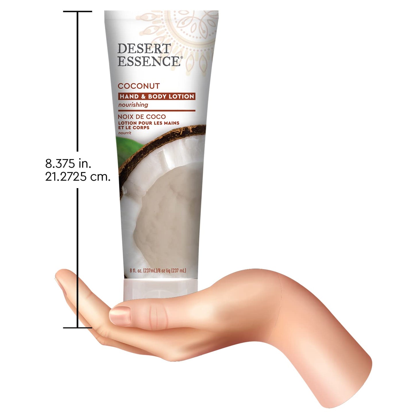 Desert Essence Organic Coconut Hand and Body Lotion 8 fl. oz. Beauty & Personal Care Desert Essence