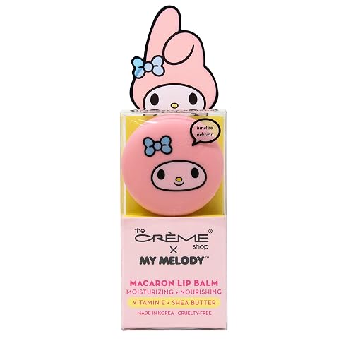 The Crème Shop x My Melody Macaron Lip Balm - Strawberry Banana Beauty & Personal Care The Crème Shop