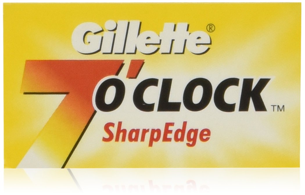 100 7 O'clock SharpEdge Double Edge Safety Razor Blades Beauty and Personal Care 7 O'clock