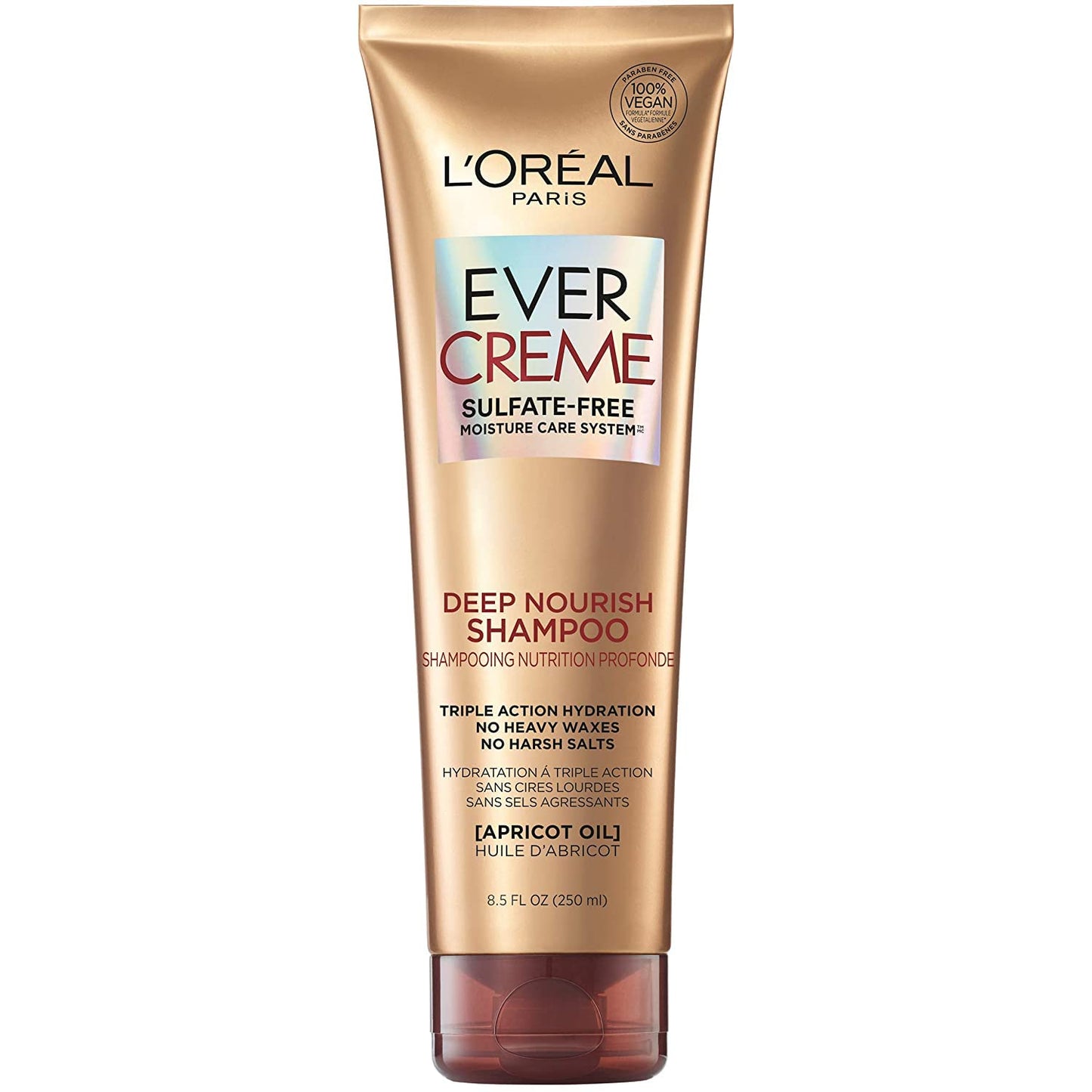 L'Oreal Paris EverCreme Sulfate Free Deep Nourish Shampoo, 8.5 Ounce (Pack of 2) Beauty & Personal Care L'Oreal Paris