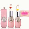 WENJLYJ 2PCS Crystal Flower Jelly Lipstick,Clear Lipstick with Flower Inside Magic PH Temperature Color Changing Lip Stick Tinted Lip Balm,Long Beauty & Personal Care WENJLYJ
