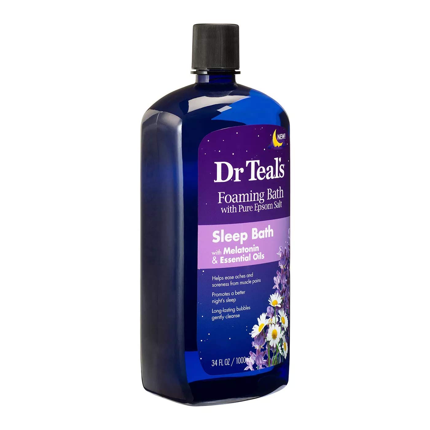 Dr. Teals Foaming Bath Variety Gift Set (2 Pack, 34oz Ea) Shea Butter & Almond Oil, Melatonin Sleep Bath - Essential Oils Blended with Pure Epsom Salt Beauty and Personal Care Dr Teal's
