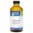 Earth's Care Vegetable Glycerin, 100% Pure Liquid Glycerine for Hair, Skin and DIY Projects, Glass Bottle, 8 FL. OZ. Beauty & Personal Care Earth's Care