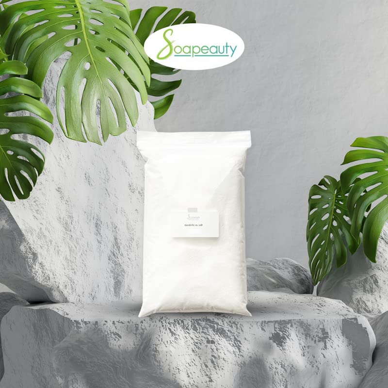 Soapeauty Dendritic Salt - Premium Fine Grain Bath and Body Salt for Scrubs, Exfoliants, and Milk Baths - High Absorption for Fragrance Oils Beauty and Personal Care Soapeauty
