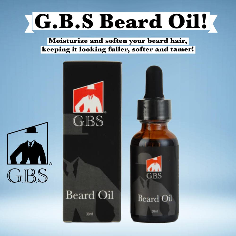G.B.S Men’s Beard Care grooming Kit style shape Maintain Beard - Scissors Stainless Barber Shavette 2 sided comb Boar beard brush + Blades Beauty and Personal Care G.B.S