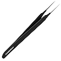 Ingrown Hair Tweezers | Pointed Tip | Black |Precision Stainless Steel | Extra Sharp and Perfectly Aligned for Ingrown Hair Treatment & Splinter Beauty & Personal Care Tweezees