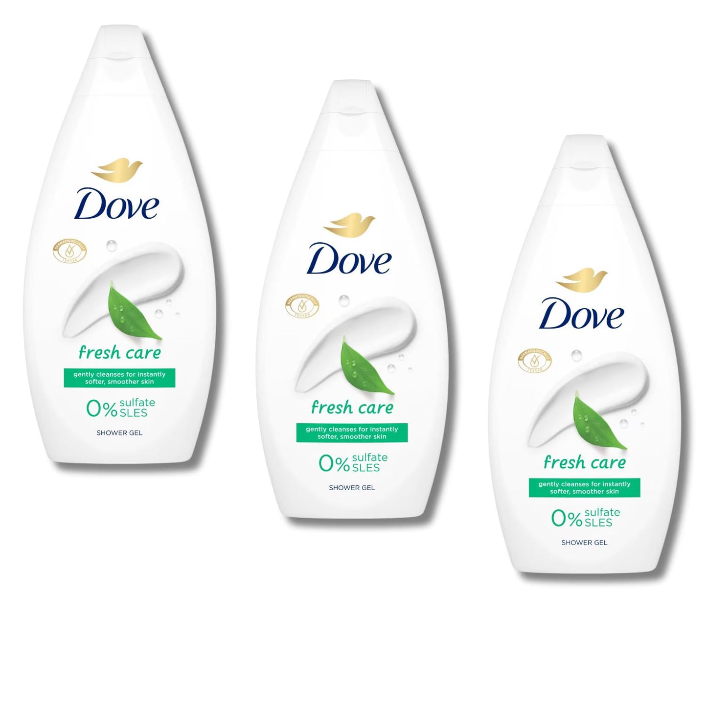 Body Wash - Fresh Care by Dove for Unisex - 15.2 oz Body Wash (Pack of 3) Beauty & Personal Care Dove