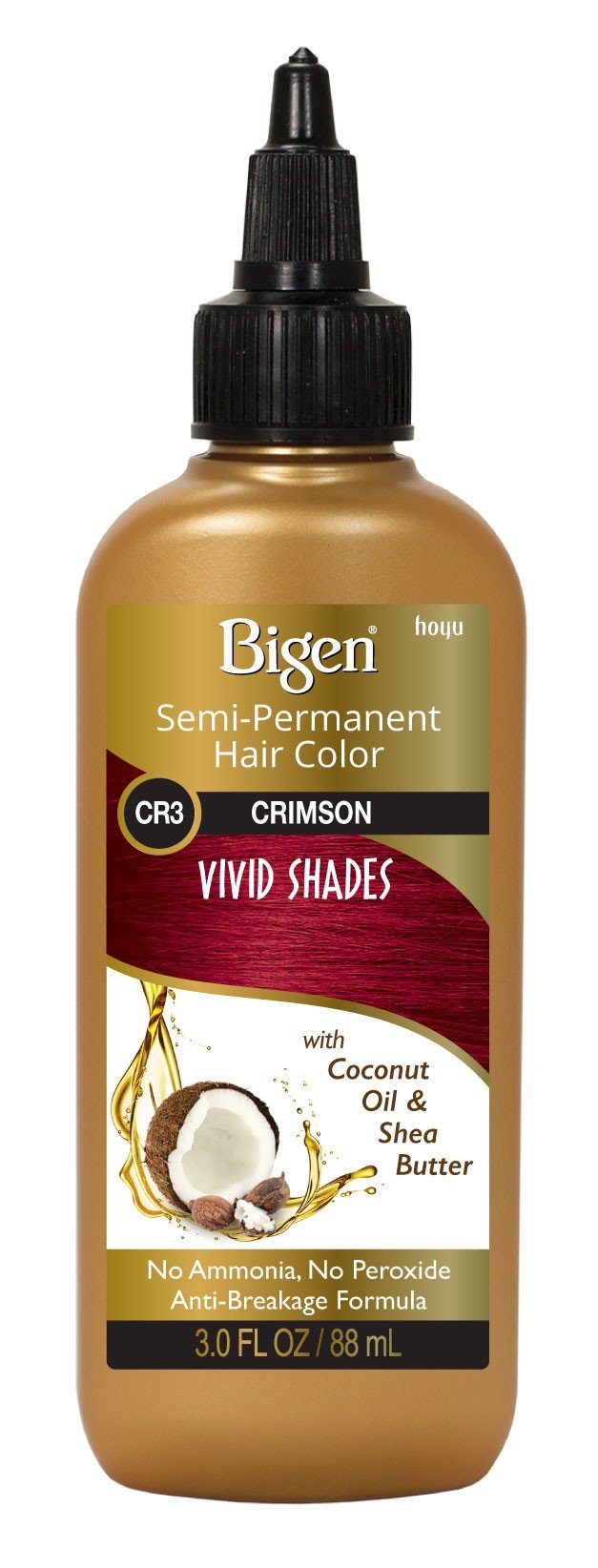 Bigen Semi-Permanent Haircolor #Cr3 Crimson 3 Ounce (88ml) (3 Pack) Beauty & Personal Care Bigen