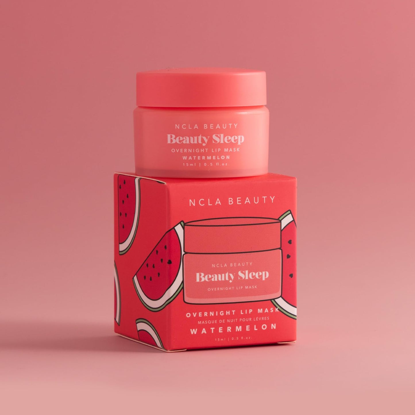 NCLA Beauty Sleep Overnight Lip Mask - Lip Mask for Women - Nourishes and Hydrates with Castor Seed Oil and Shea Butter - Watermelon - 0.5 oz Beauty & Personal Care NCLA BEAUTY