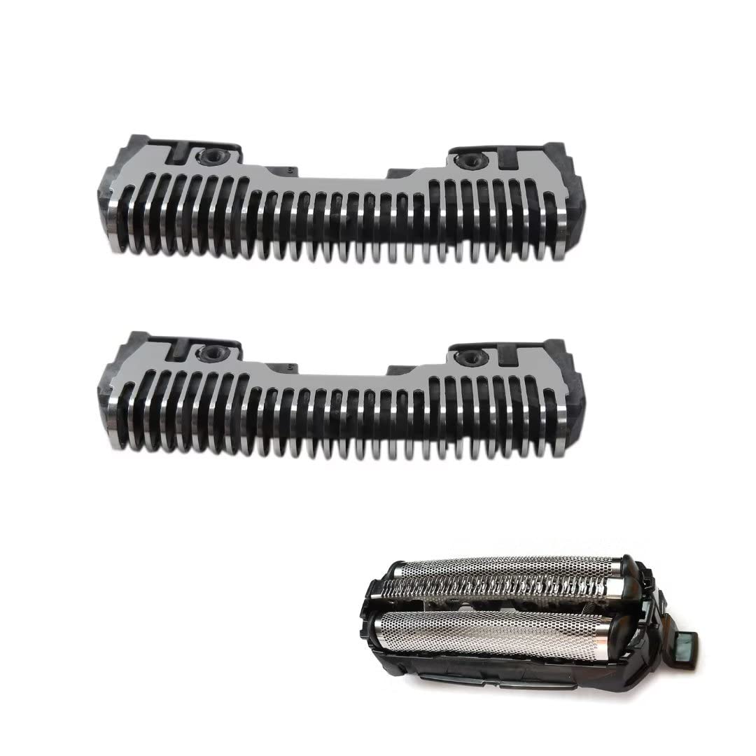 2 Pcs A-RC5 WES9170P A-RC5 ES-ELV9 ES-LV94 ES-LV96 ES-LV96-S ES-CLV96 ES-LV95 ES-LV95-S Universal Replacement Shaver Head Blade for Panasonic Beauty and Personal Care USonline911