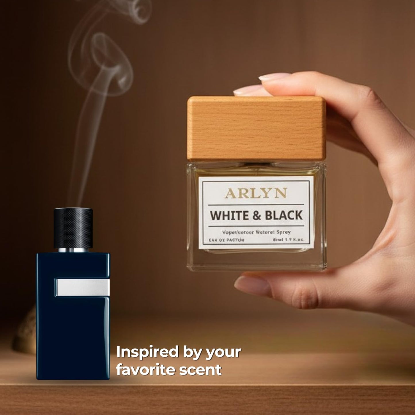ARLYN White & Black Eau De Parfum Inspired by Y.SL Y, Long-Lasting Perfume for Men, Vegan & Eco-Conscious with Clean Ingredients, Citrus,Sage Beauty & Personal Care ARLYN BY BELLEVUE PARFUMS