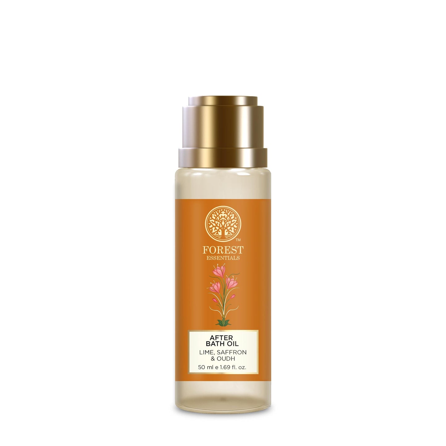 Forest Essentials Lime Saffron Oudh Bath Oil Beauty and Personal Care Forest Essentials