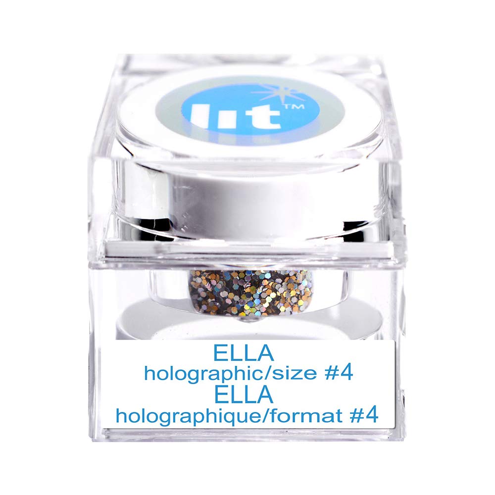 Lit Cosmetics Vegan Glitter, Ella #4, 4g Beauty & Personal Care Lit Cosmetics