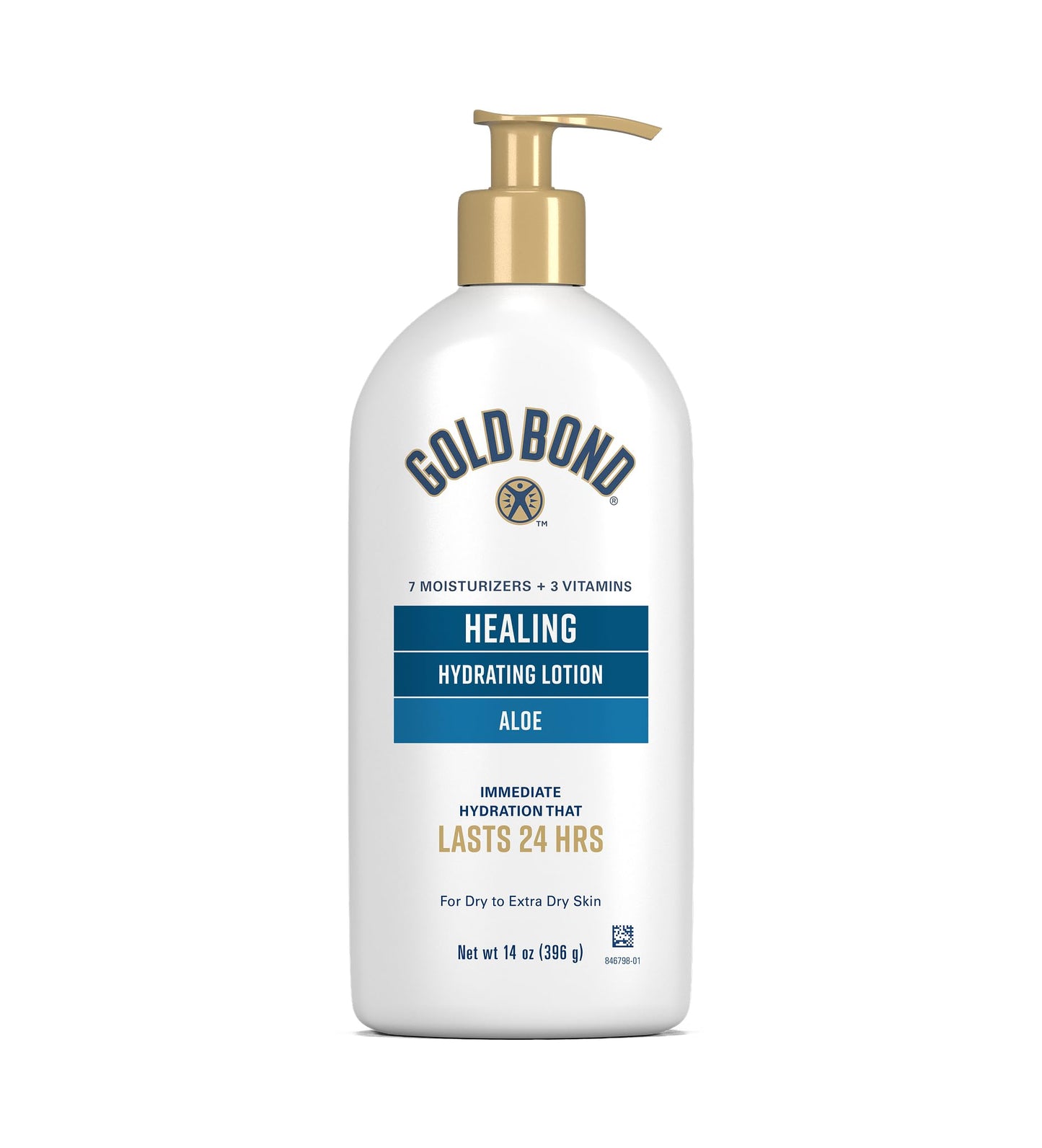 Gold Bond Healing Hydrating Lotion, 14 oz., Body Lotion with Aloe, Moisturizes, Immediate 24-Hour Hydration Beauty & Personal Care Gold Bond