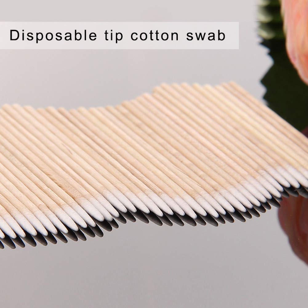 RIKWOG 400pcs Pointed Cotton Swabs, 7cm/2.75in Precision Microblading Cotton Swab Cotton Sticks Applicator for Eyebrow Tattoo Beauty Make-up Nail Beauty and Personal Care RIKWOG