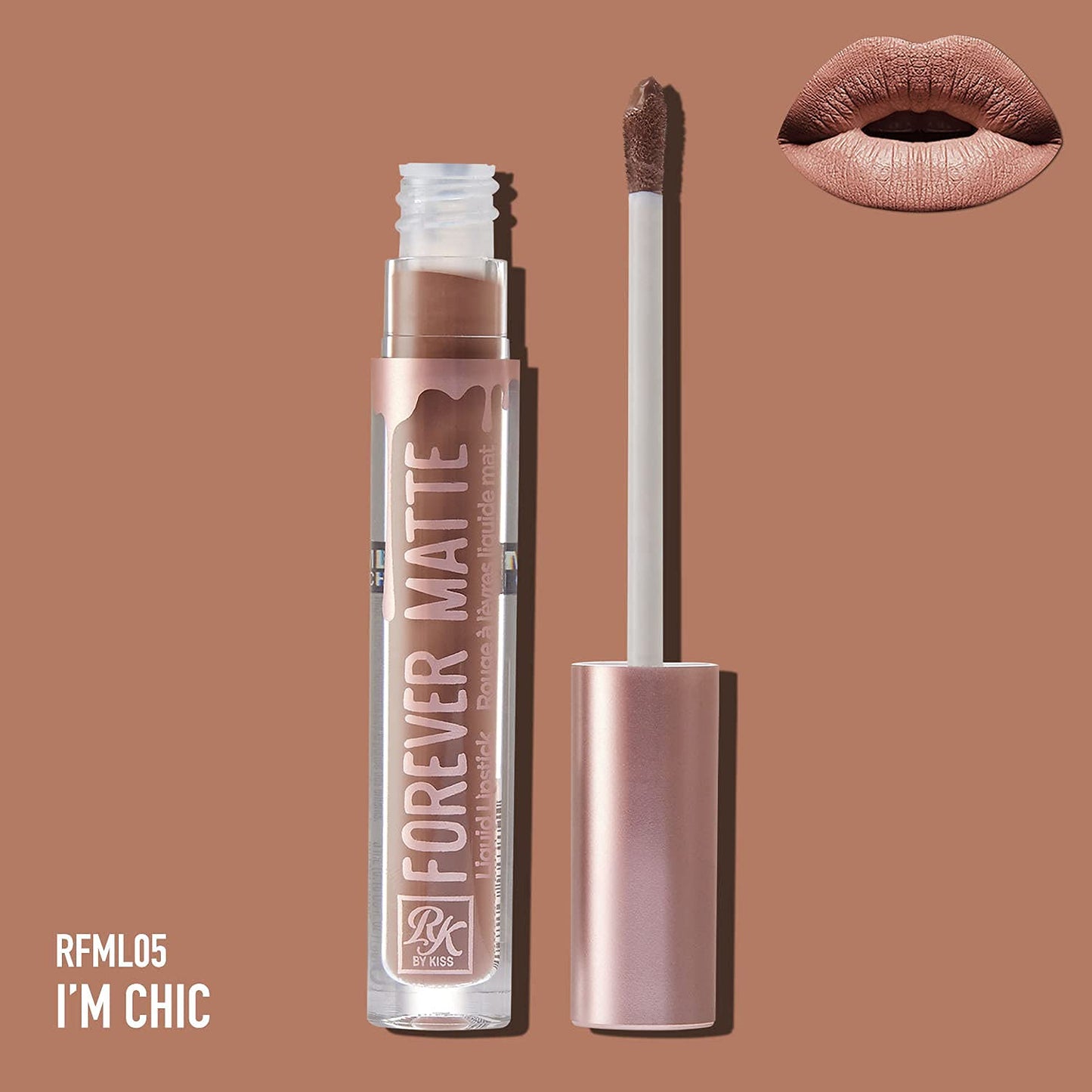 Ruby Kisses Forever Matte Liquid Lipstick - RFML05 (I'm Chic) Beauty & Personal Care Ruby Kisses