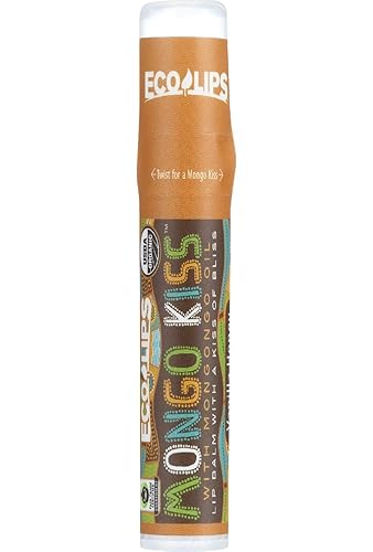 ECO LIPS Organic Mongo Kiss Vanilla Honey Lip Balm, 0.25 OZ Beauty & Personal Care Eco Lips