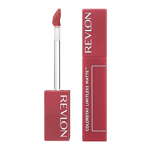 Revlon ColorStay Limitless Matte Liquid Lipstick, Vegan Formula, No-Budge, Longwear Lip Color, Long Lasting, Lightweight/Comfortable, Waterproof, 008 Beauty & Personal Care REVLON