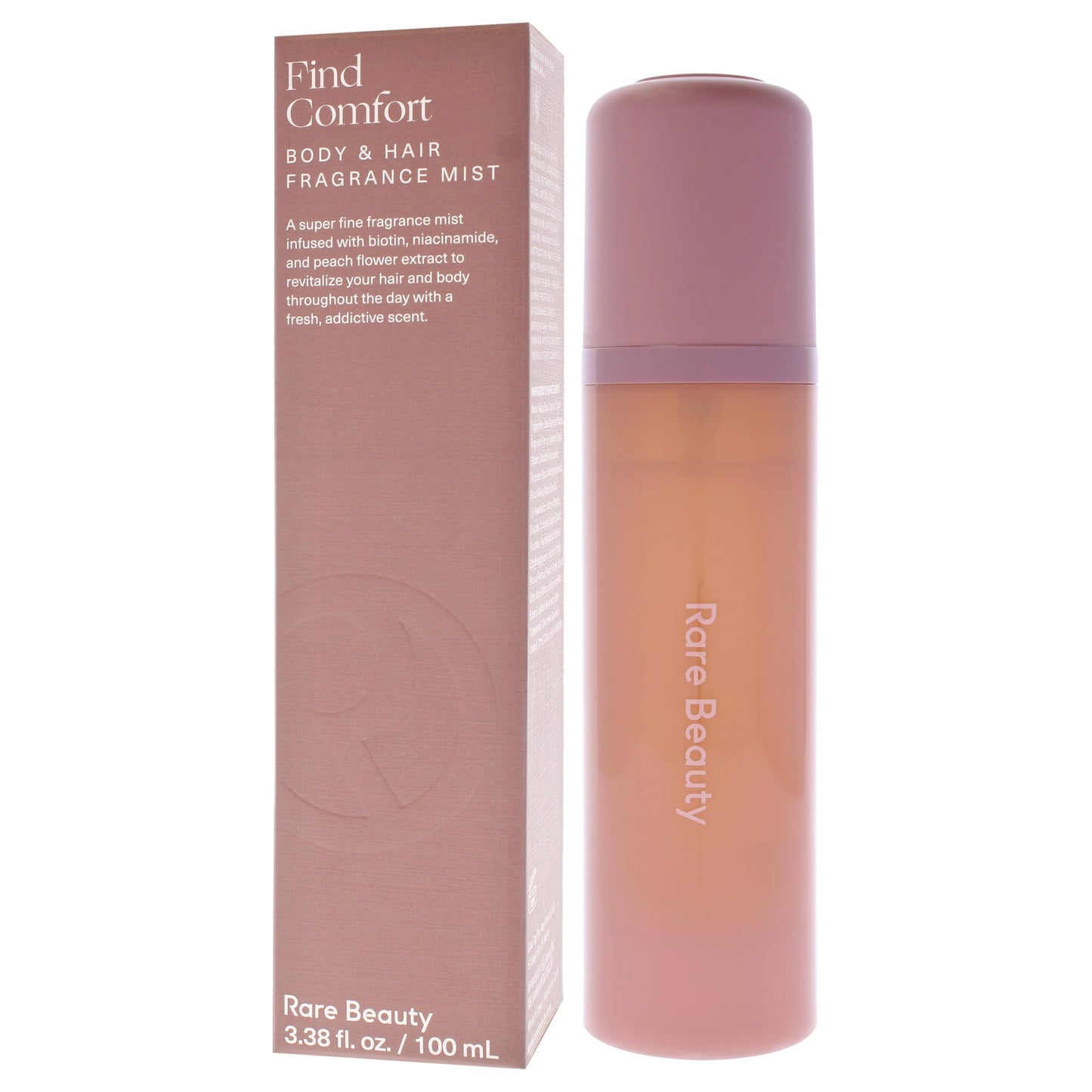 Find Comfort Body and Hair Fragrance Mist by Rare Beauty for Women - 3.38 oz Mist Beauty & Personal Care Rare Beauty