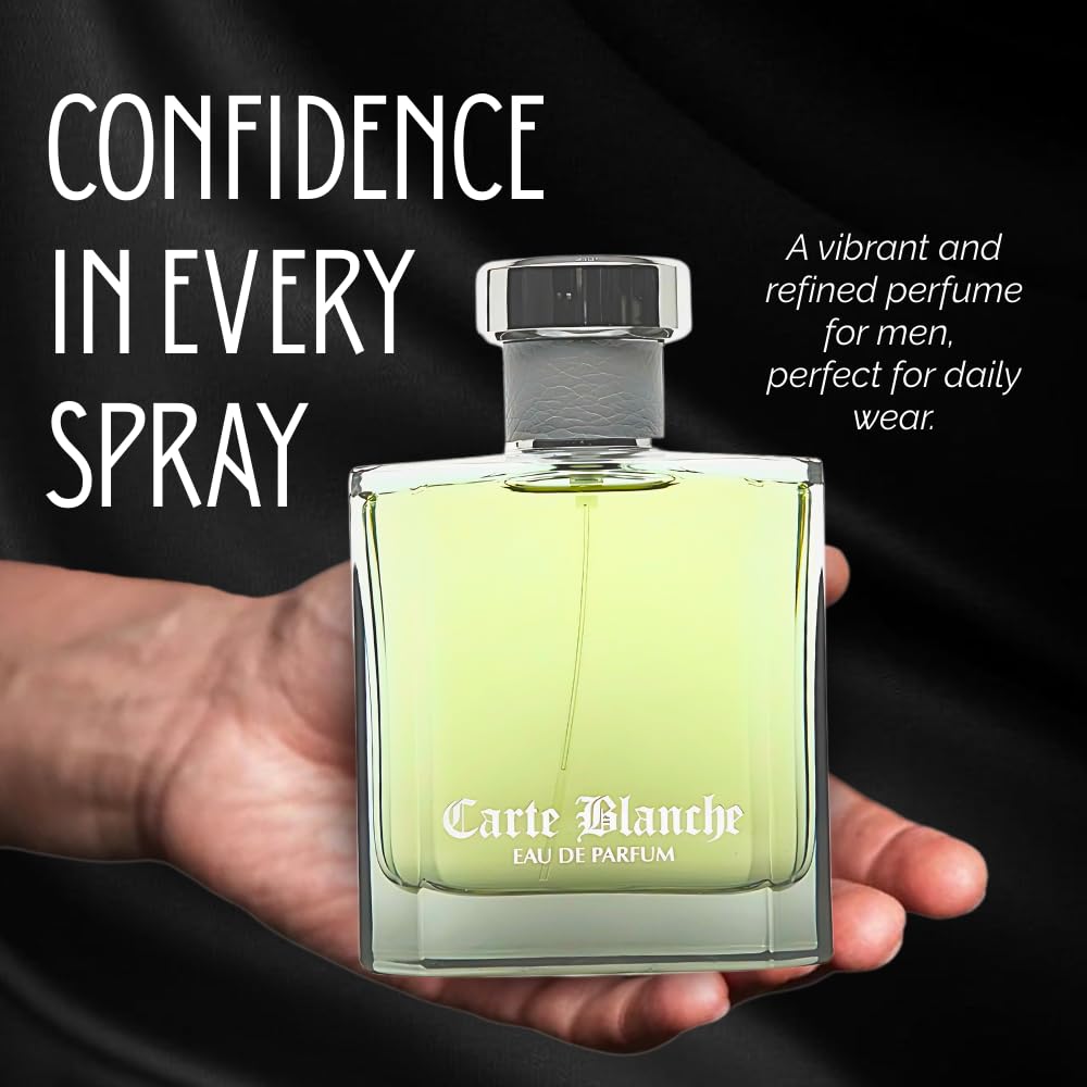 Sandora Fragrances Carte Blanche - INSPIRED by A WORLD RENOWNED MEN’S PERFUME - Tangerine, Orange, Cassia, Sandalwood - Fresh, Aquatic, Confident Beauty & Personal Care Sandora Fragrances