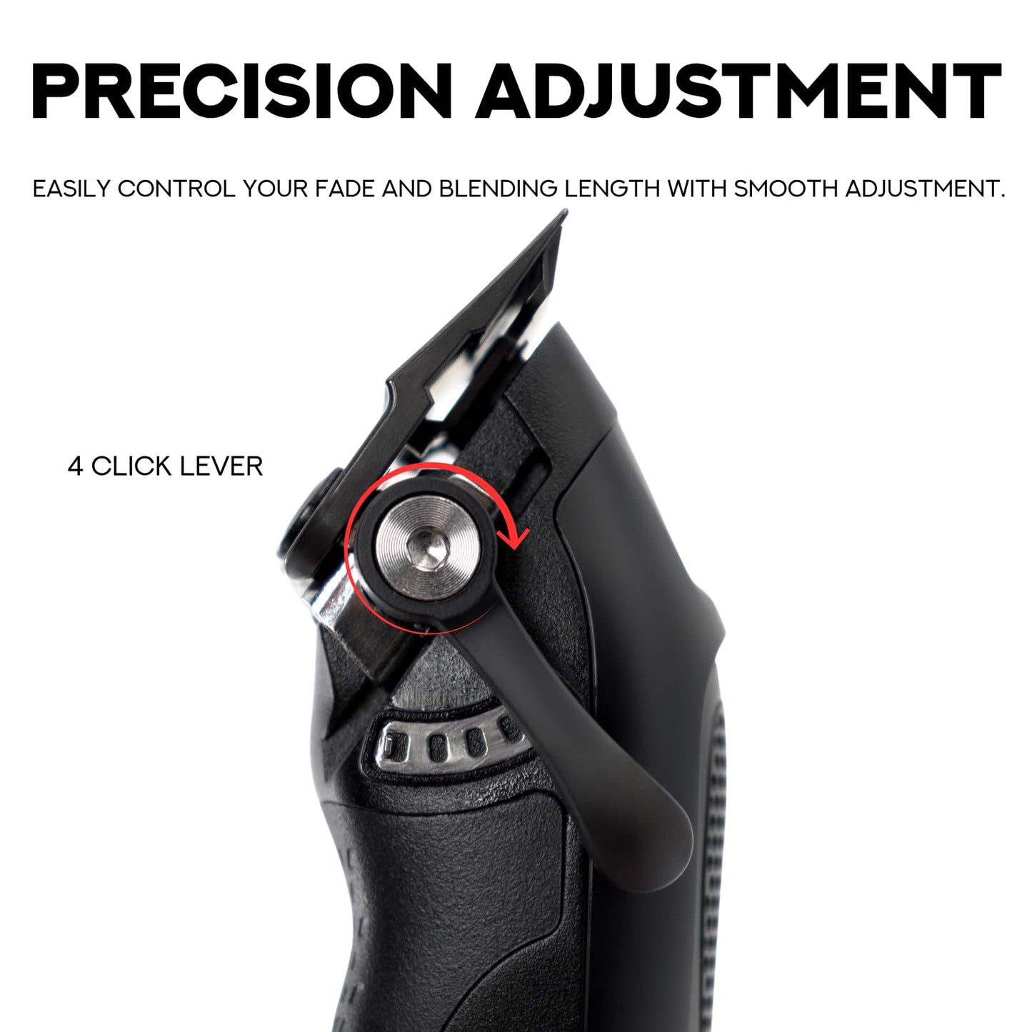 Supreme Trimmer Darkstar 82 Metal Body Clipper w. Magnetic Vector Motor - 180 Min Run Time, 9100 RPM Hair Clipper - Low Noise Professional Barber Beauty and Personal Care Supreme Trimmer