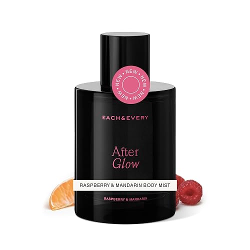 Each & Every Hair & Body Mist - Hair Perfume & Body Spray for Women & Men, 100% Natural Fragrance Rasberry & Mandarain, Resfreshing Bright Sweet Beauty & Personal Care Each & Every