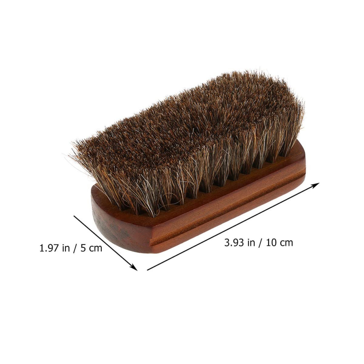 Angoily Horsehair Beard Brush for Men, Beard Straightener, Wood Handle Neck Duster Sweeping, Detangling Facial Hair, Soft Bristle for Home and Barber Beauty and Personal Care Angoily