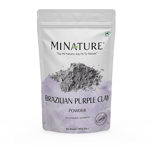 minature Brazilian Purple Clay |Mineral Rich for Detoxifying Skin | Deep Cleansing Face Mask | Ideal for Face Pack DIY Soap|227g(8 oz) Beauty & Personal Care minature