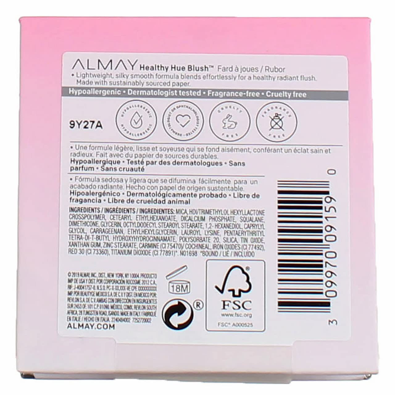 Almay A Pack of 2 Almay Healthy Hue Blush, So Peachy 200 Beauty & Personal Care Almay