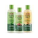 ORS Olive Oil Shampoo, Conditioner & Hair Lotion for Stronger and Healthier Hair 3 Piece Set Beauty & Personal Care ORS