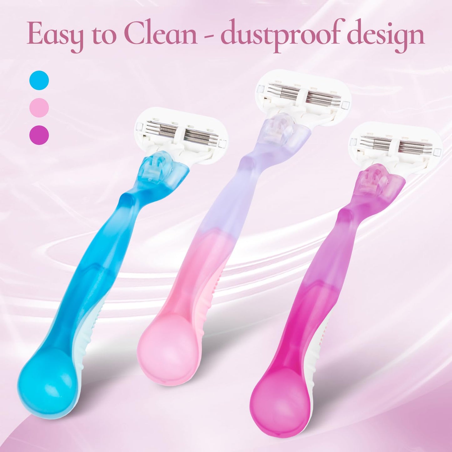VANEST Replacement Handle Compatible with Gillette Venus, Comfort Glide Razor Handle Non-slip Ergonomic Handles for Women (Hot Pink) Beauty and Personal Care VANEST