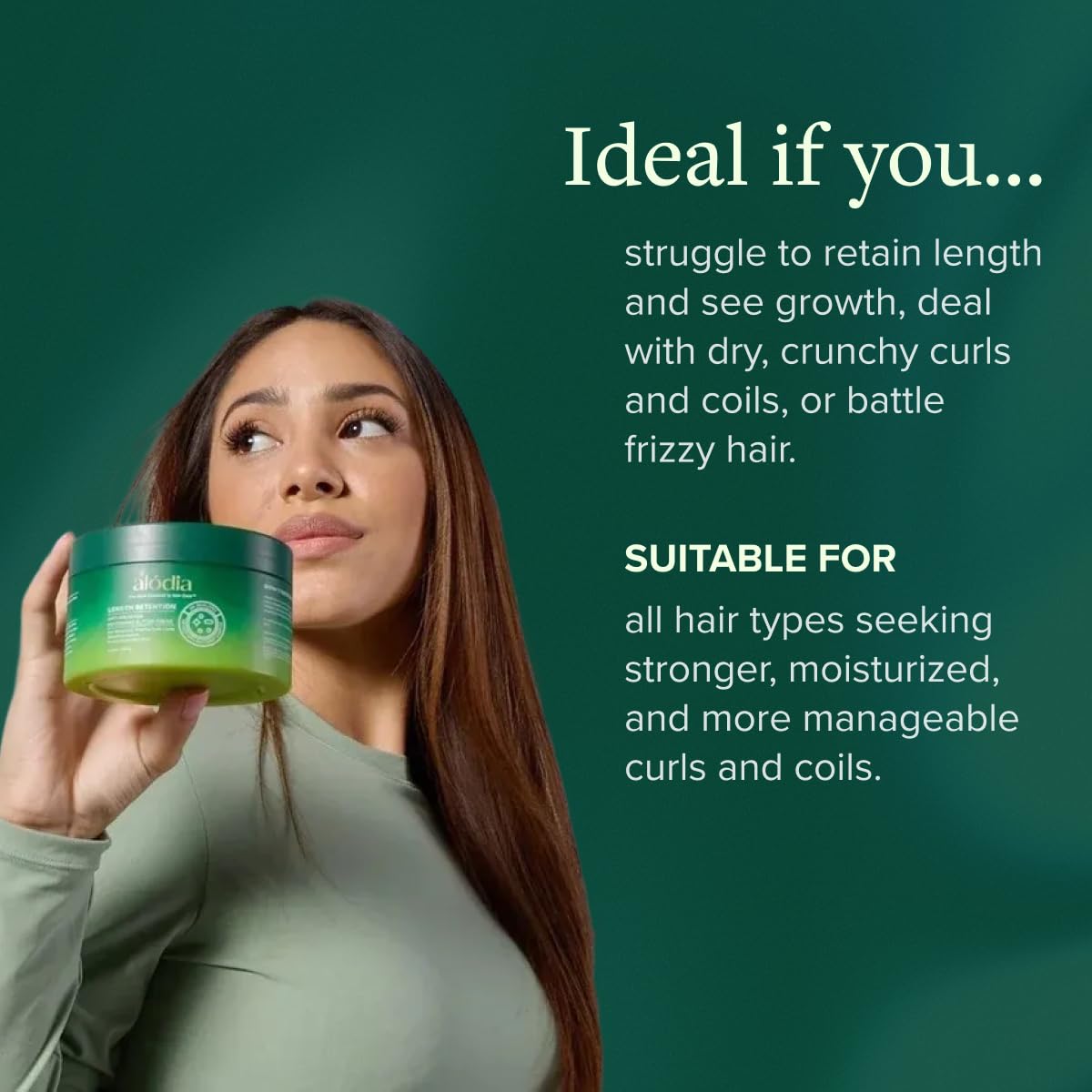 ALODIA Anti-Breakage Nourishing Butter Creme - Curl Defining Hair Cream, Tree Nut-Free, Lightweight, Moisturizing Hair Butter for Flexible Hold Beauty & Personal Care ALODIA