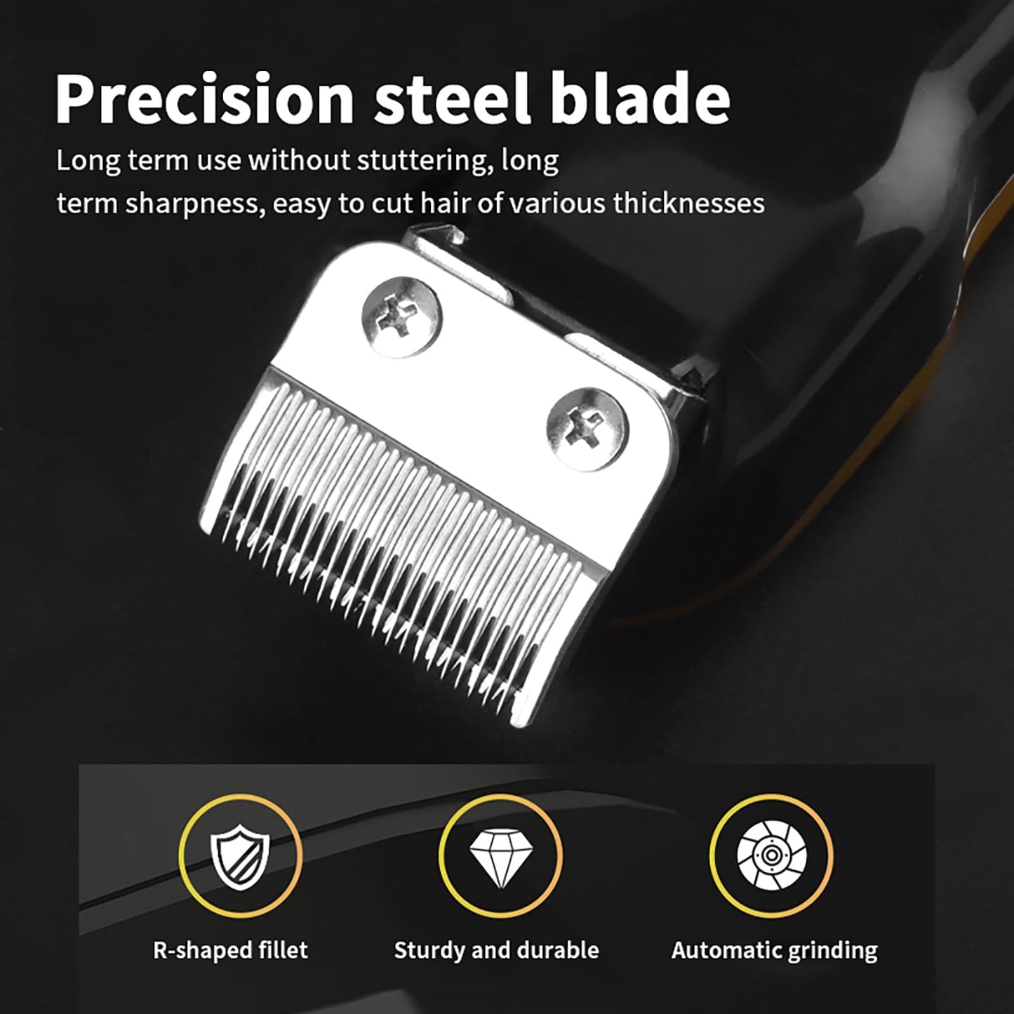 Cordless Professional Barber Set for Men, Men's Cordless/Cordless Beauty Trimmer, Beard with LED Screen and Blade Adjustment Beauty and Personal Care QDKVTNDJZ