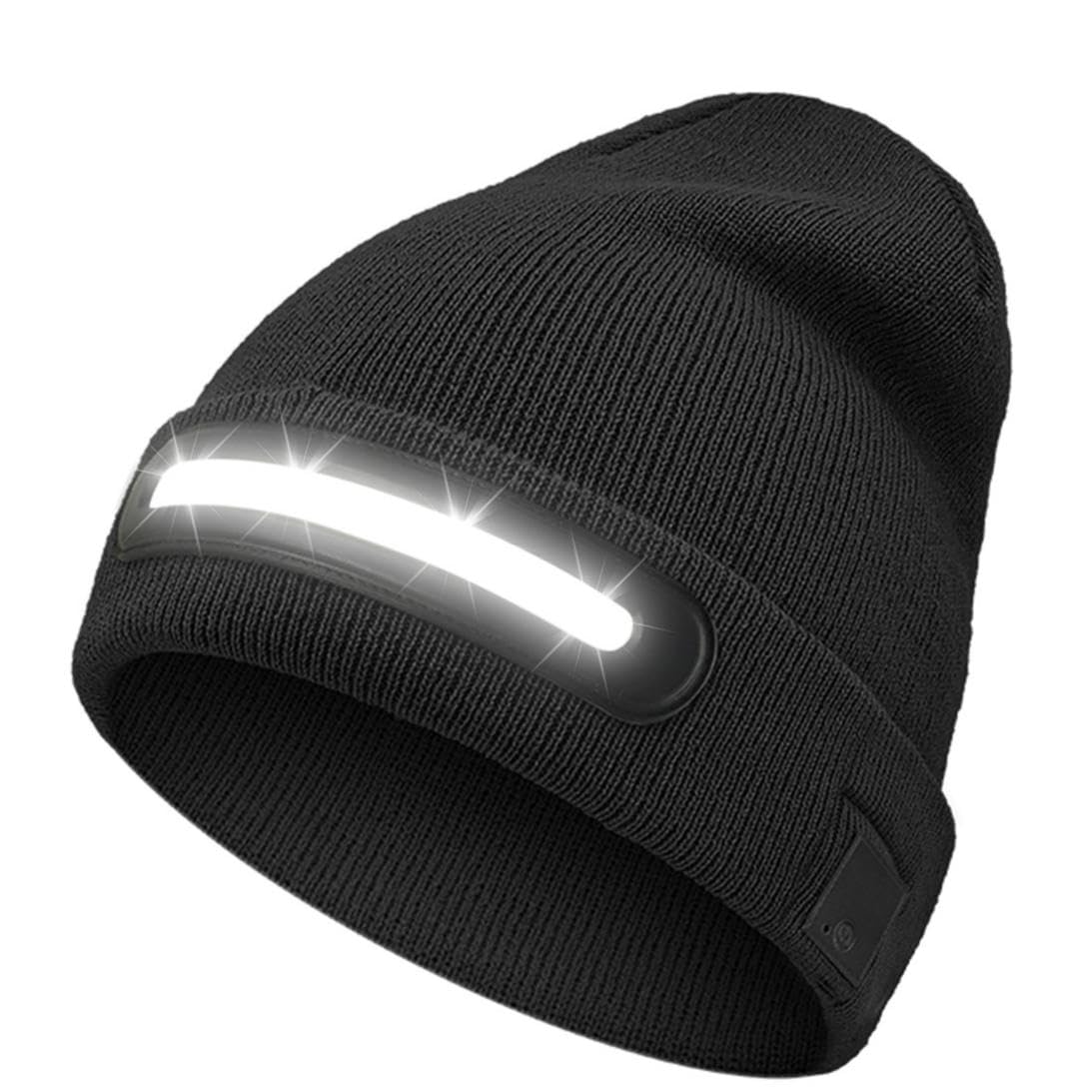 Maraiss Unisex Beanie with LED Light, Gifts for Men Women Dad Father Husband Wife Boyfriend Valentine Birthday Black Beauty and Personal Care Maraiss