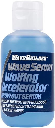 WaveBuilder Wolfing Accelerator Grow Out Wave Serum, 4.1 Fl Oz Beauty & Personal Care WAVEBUILDER