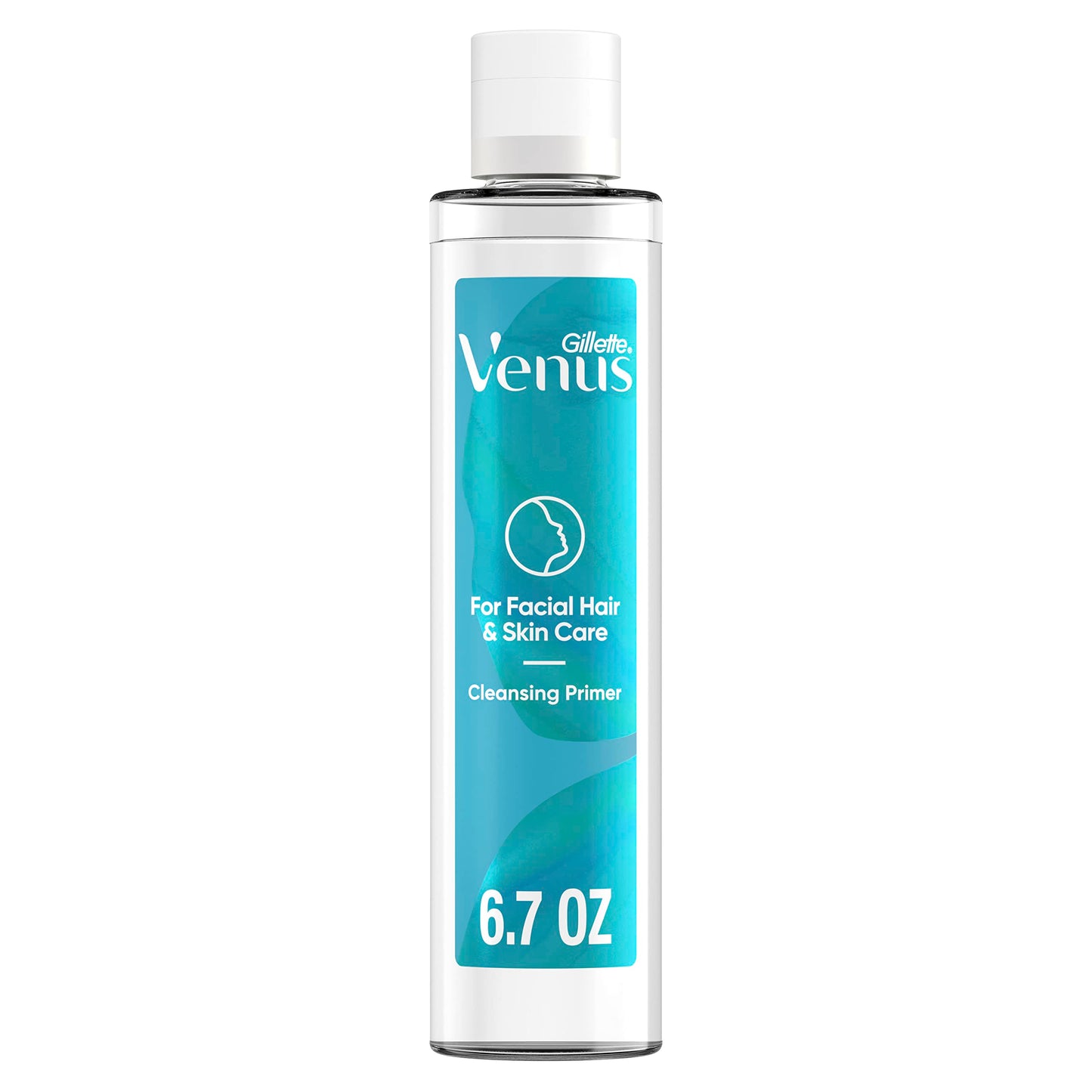 Gillette Venus for Facial Hair & Skin Care Cleansing Primer for Dermaplane Prep, 6.7oz, Use Before Eyebrow Razor, Dermaplaning Oil, Dermaplane Beauty & Personal Care Gillette Venus