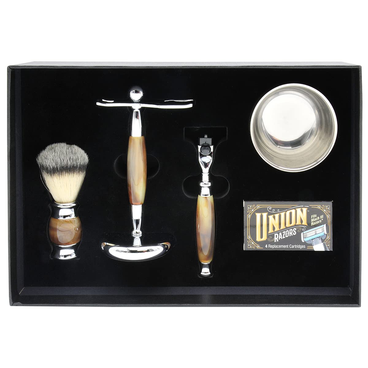Union Razors SG3 5-Piece Razor Gift Set - Tiger Eye Beauty and Personal Care Union Razors