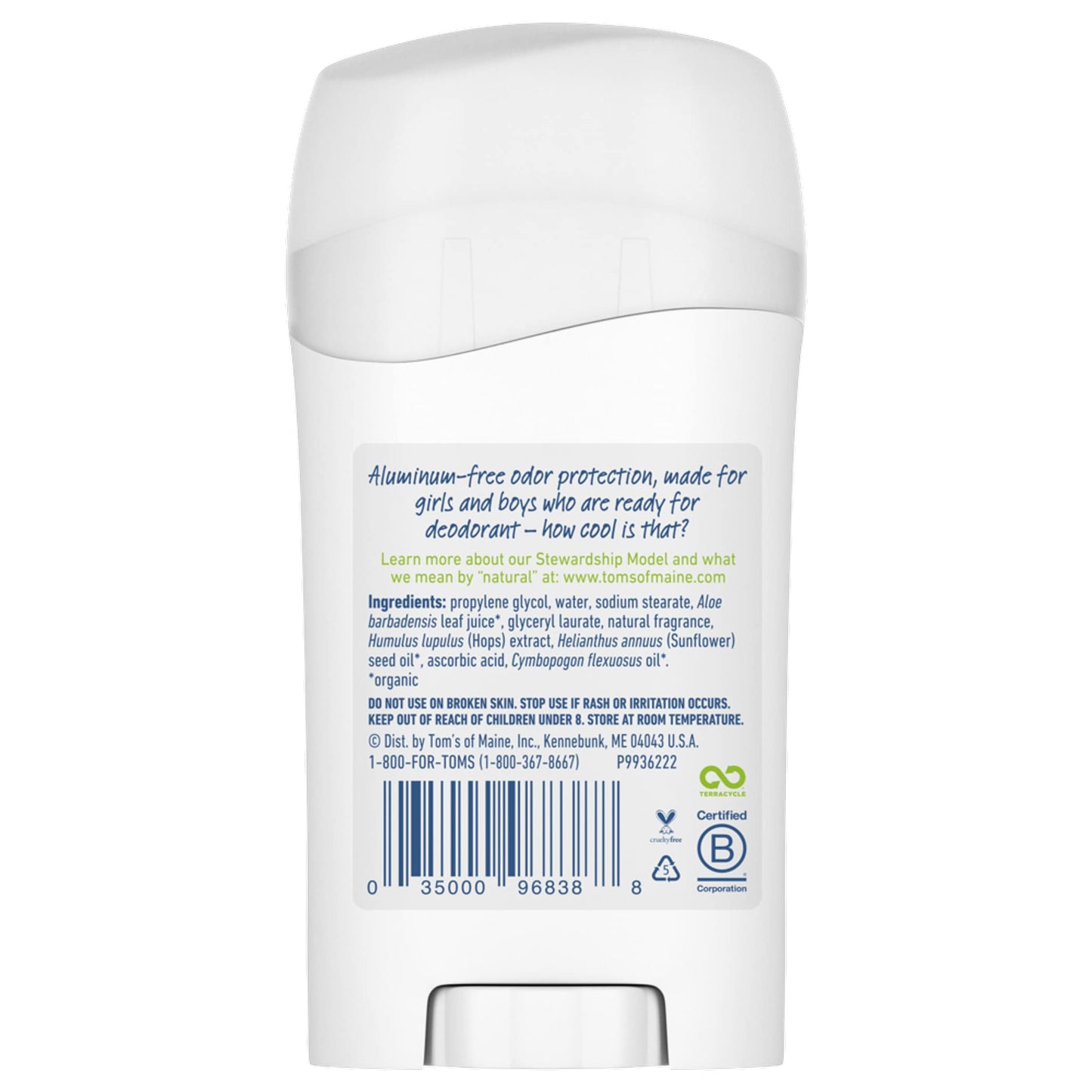 Tom's of Maine Aluminum-Free Wicked Cool! Natural Deodorant for Kids, Summer Fun, 1.6 oz. Beauty & Personal Care Tom's of Maine