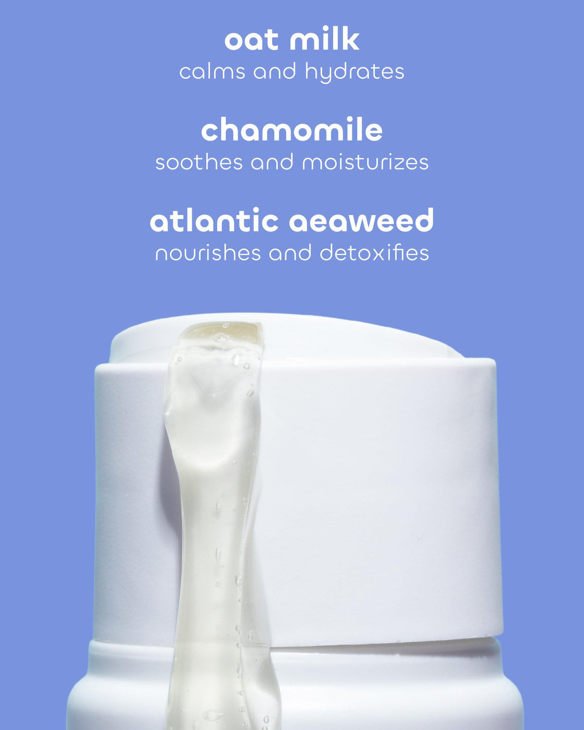 Seaweed Bath Co. Calm Body Wash - Vetiver Geranium - Hydrating Foaming Cleanser with Soothing Oat Milk & Chamomile - Vegan, Paraben and Sulfate Free Beauty & Personal Care The Seaweed Bath Co.