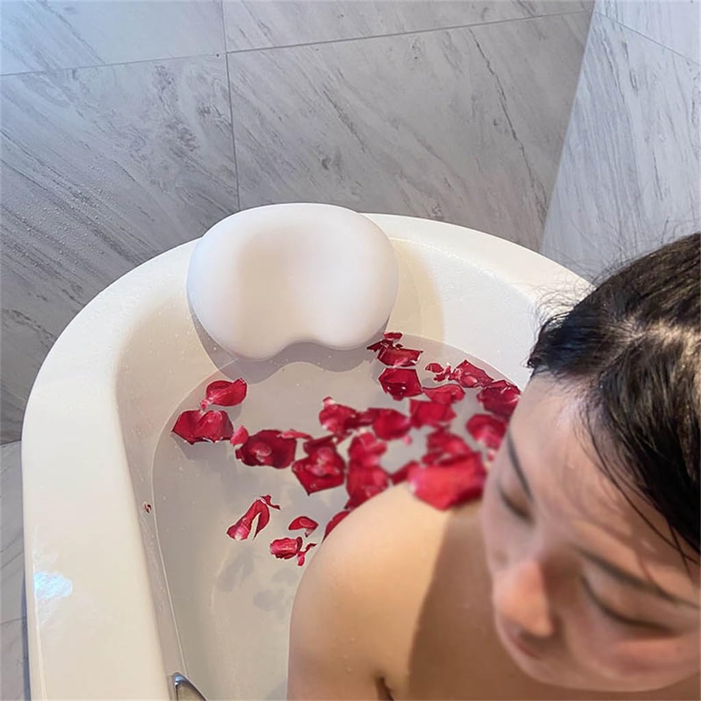 NSUQOA Installation-Free Bathtub Pillow Household Bathroom Cushion Non-Slip Mat Neck Back Beauty and Personal Care NSUQOA
