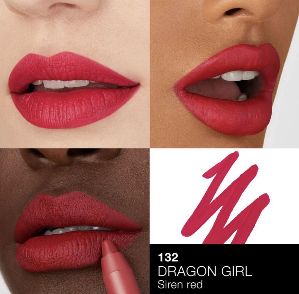 NARS NARS38 Mini Power Matte High-Intensity Lip Pencil Duo - Cruella & Dragon Girl Beauty & Personal Care NARS
