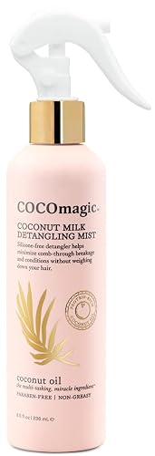 Cocomagic Coconut Milk Detangling Mist | Extra Moisturizing Leave-in Detangler | Restore Vibrancy and Boost Shine | Non-Greasy Formula | Paraben Free Beauty & Personal Care Cocomagic