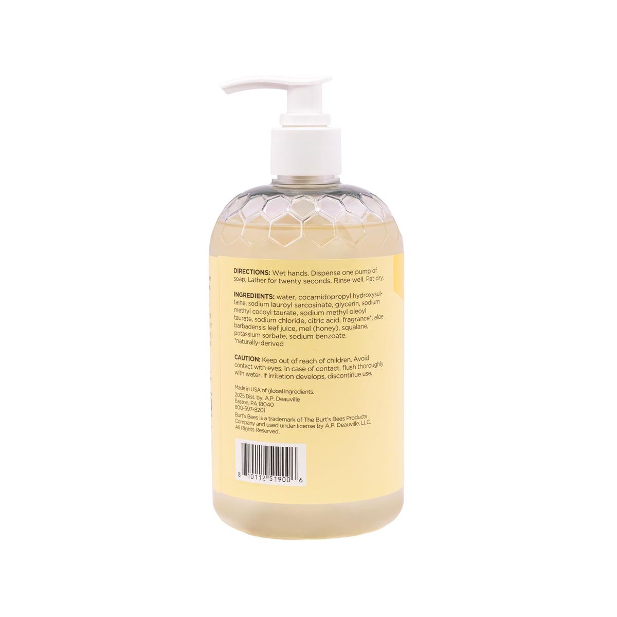 Burt's Bees Moisturizing Liquid Natural Hand Soap, Sweet Clementine Scent